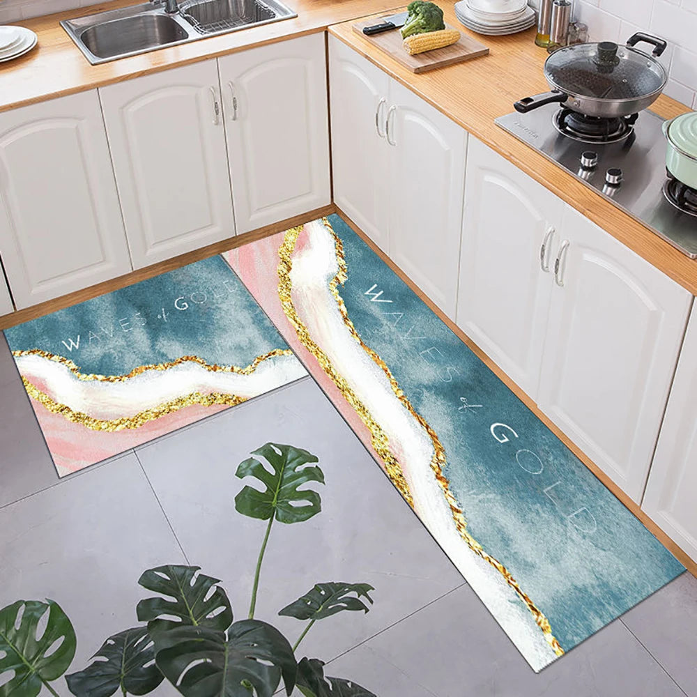 Tapis de chevet long en acrylique Nesty - Uni et absorbant (vue 14)