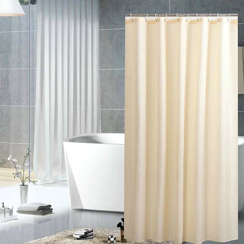 Rideau de douche épaissi avec ourlet lesté — cloison salle de bain - Nesty (vue 8)