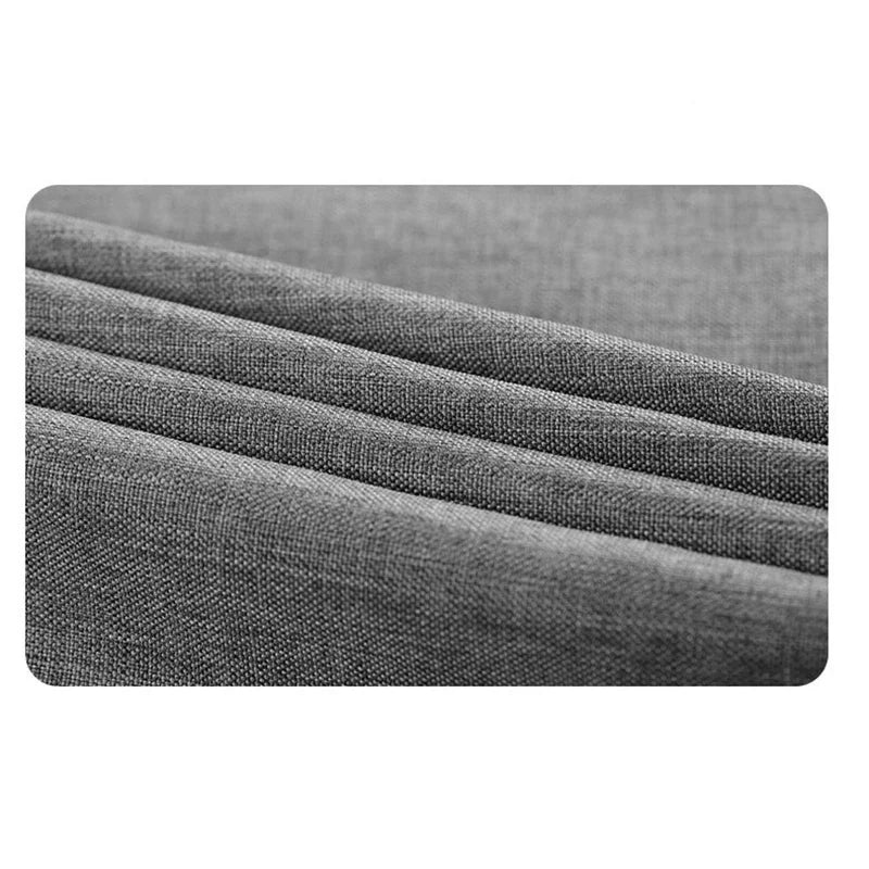 Rideau de douche imperméable gris — polyester uni, plusieurs tailles - Nesty (vue 4)
