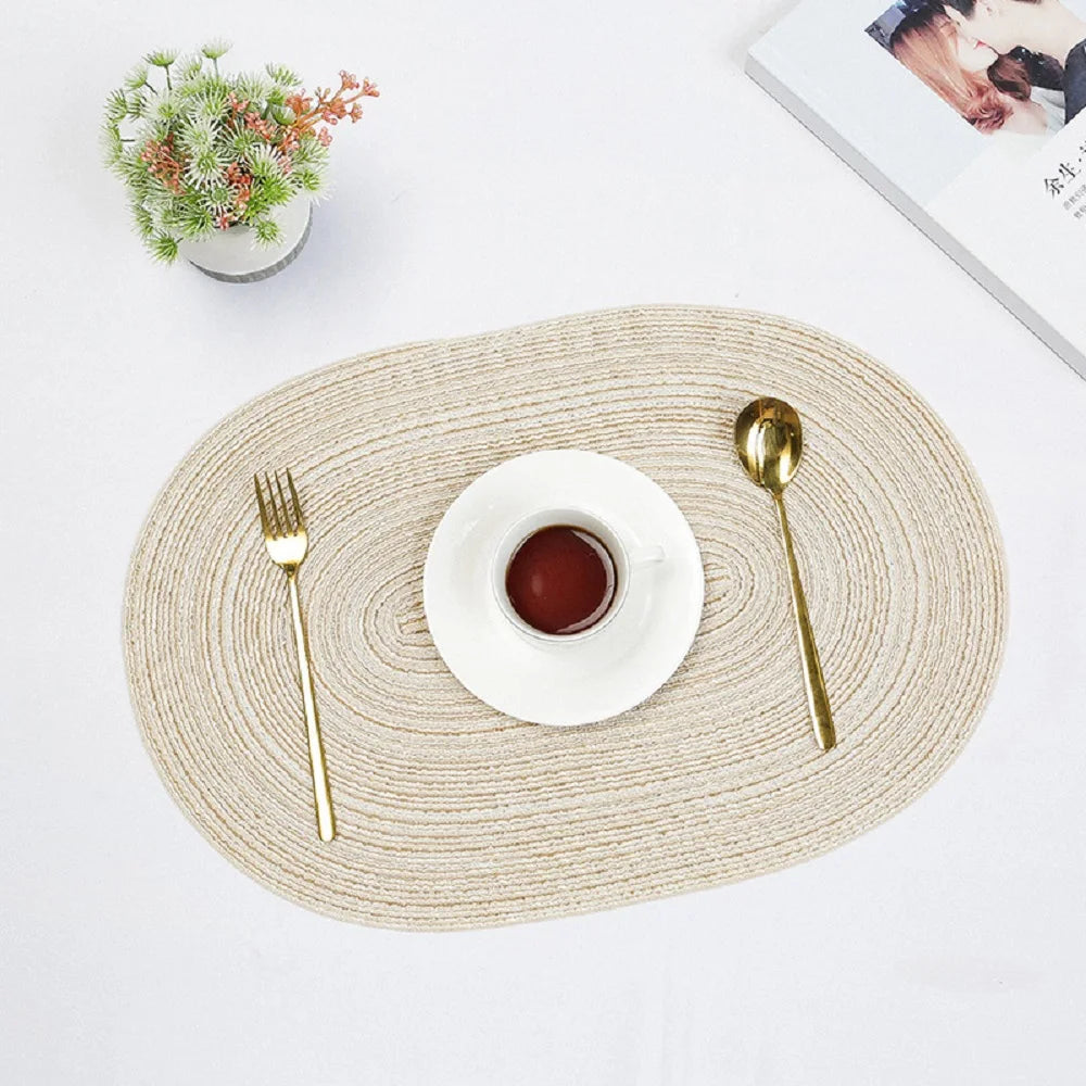 Sets de table ovales tressés Nesty - Lot modulable (vue 7)