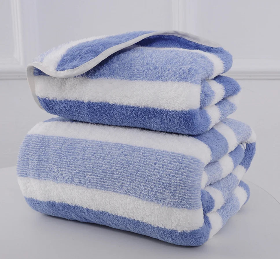 Serviette de bain douce en coton polyester — format compact - Nesty (vue 10)