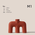 Vase en céramique au design sculptural — style moderne épuré (vue 7) - Nesty