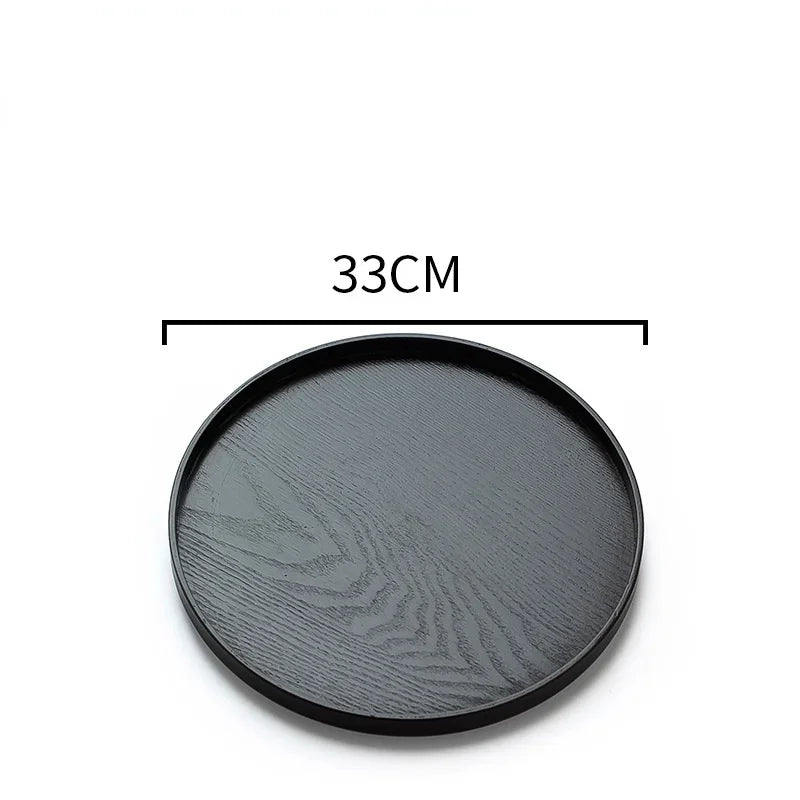 Plateau rond en bois — style japonais - Nesty (vue 11)