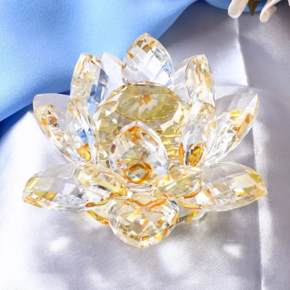 Fleur de lotus en cristal Nesty - Objet feng shui pour une décoration apaisante (vue 7)