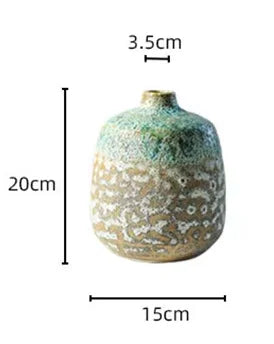 Vase en céramique façonné à la main, couleurs peintes - Nesty (vue 8)