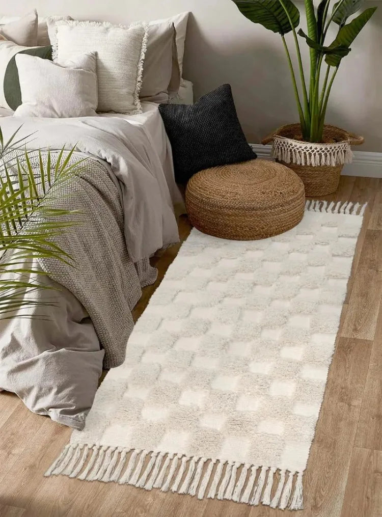 Tapis tufté en coton — tissé à la main (vue 6) - Nesty