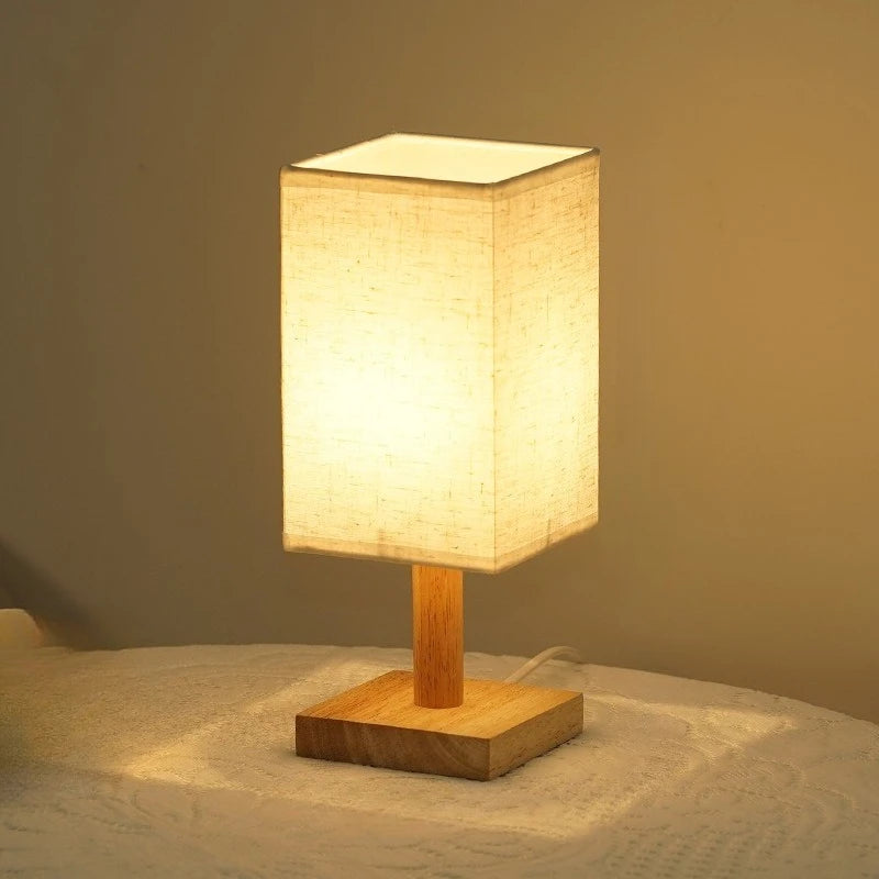 Lampe de table en tissu Nesty - Veilleuse LED à brancher (vue 9)