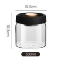 Bocal en verre sous vide pour café en grains, grande contenance - Nesty (vue 7)