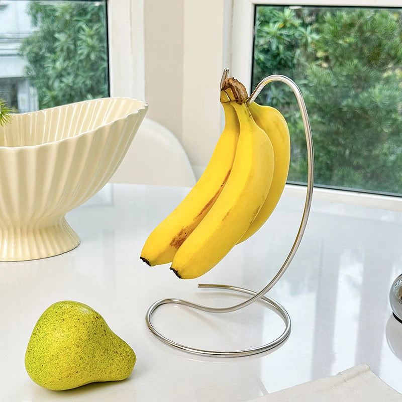 Support à bananes suspendu en inox, gain de place cuisine - Nesty (vue 4)