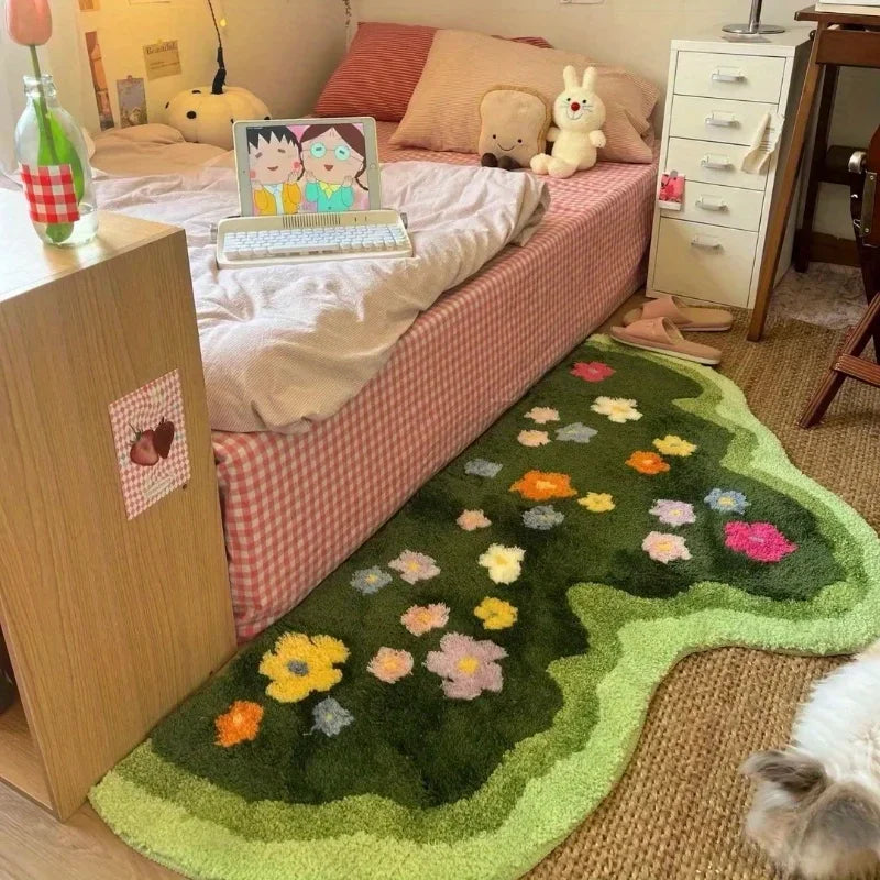 Tapis de chevet forme libre Nesty - Tapis moelleux irrégulier (vue 11)