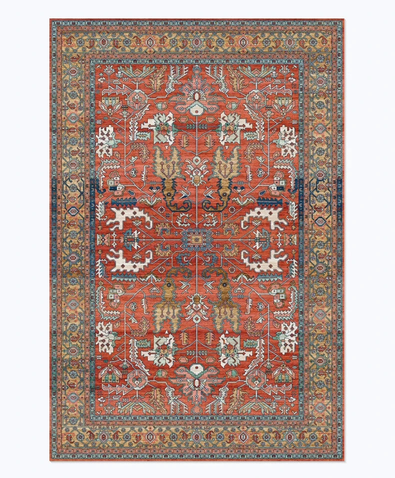 Tapis à motif géométrique rétro pour salon Nesty (vue 19)