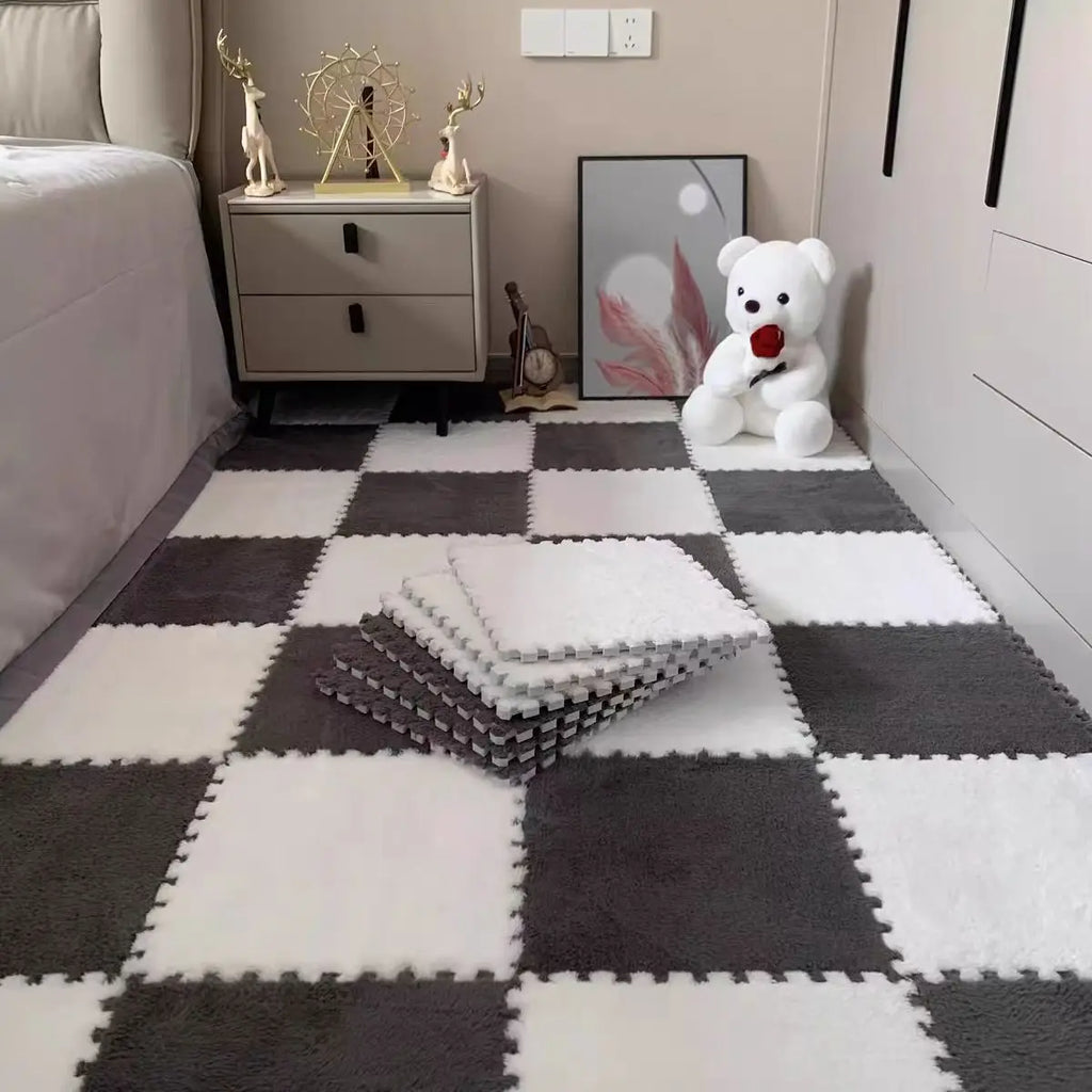 Tapis puzzle mousse moelleux Nesty - Lot de 10 dalles (vue 12)