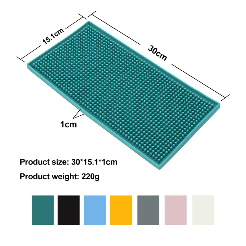 Tapis de bar en silicone épais, anti-éclaboussures (vue 8) - Nesty