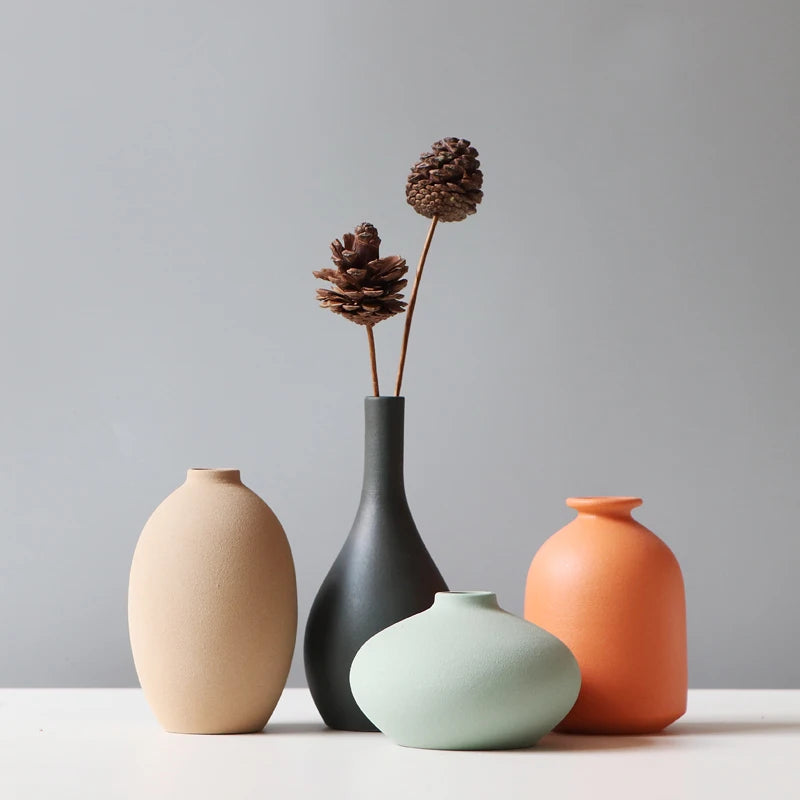 Vase céramique rétro multi-usage, cuisine et bureau - Nesty (vue 2)