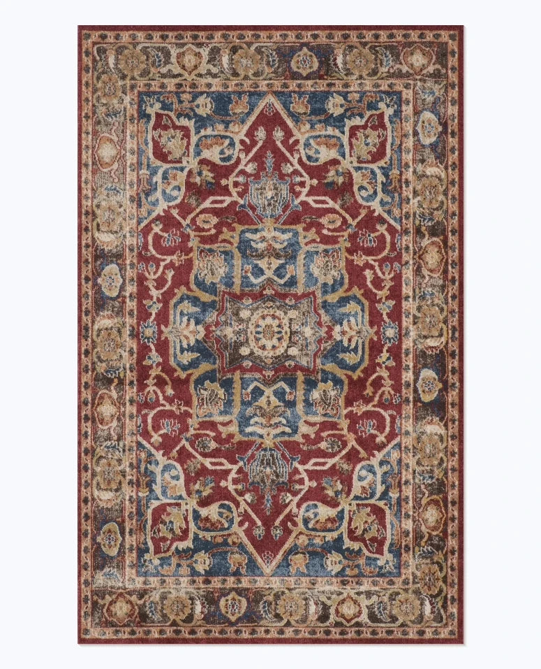 Tapis à motif géométrique rétro pour salon Nesty (vue 9)