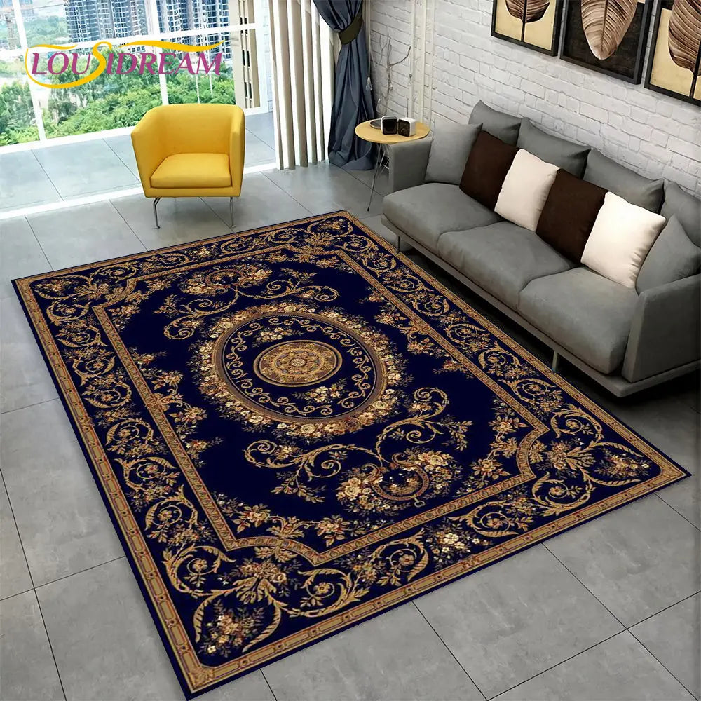 Tapis bohème multicolore pour salon et chambre - Nesty (vue 11)