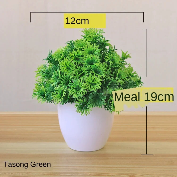 Bonsaï artificiel en pot Nesty - Petit arbre pour maison et jardin (vue 17)