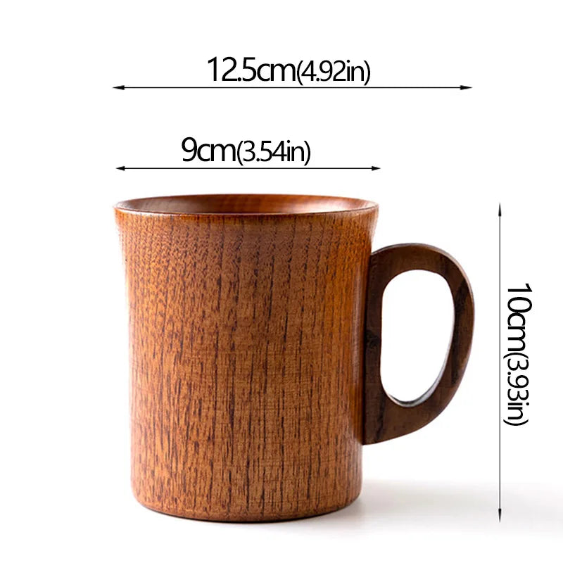 Tasse en bois avec anse — modèle artisanal (vue 7) - Nesty