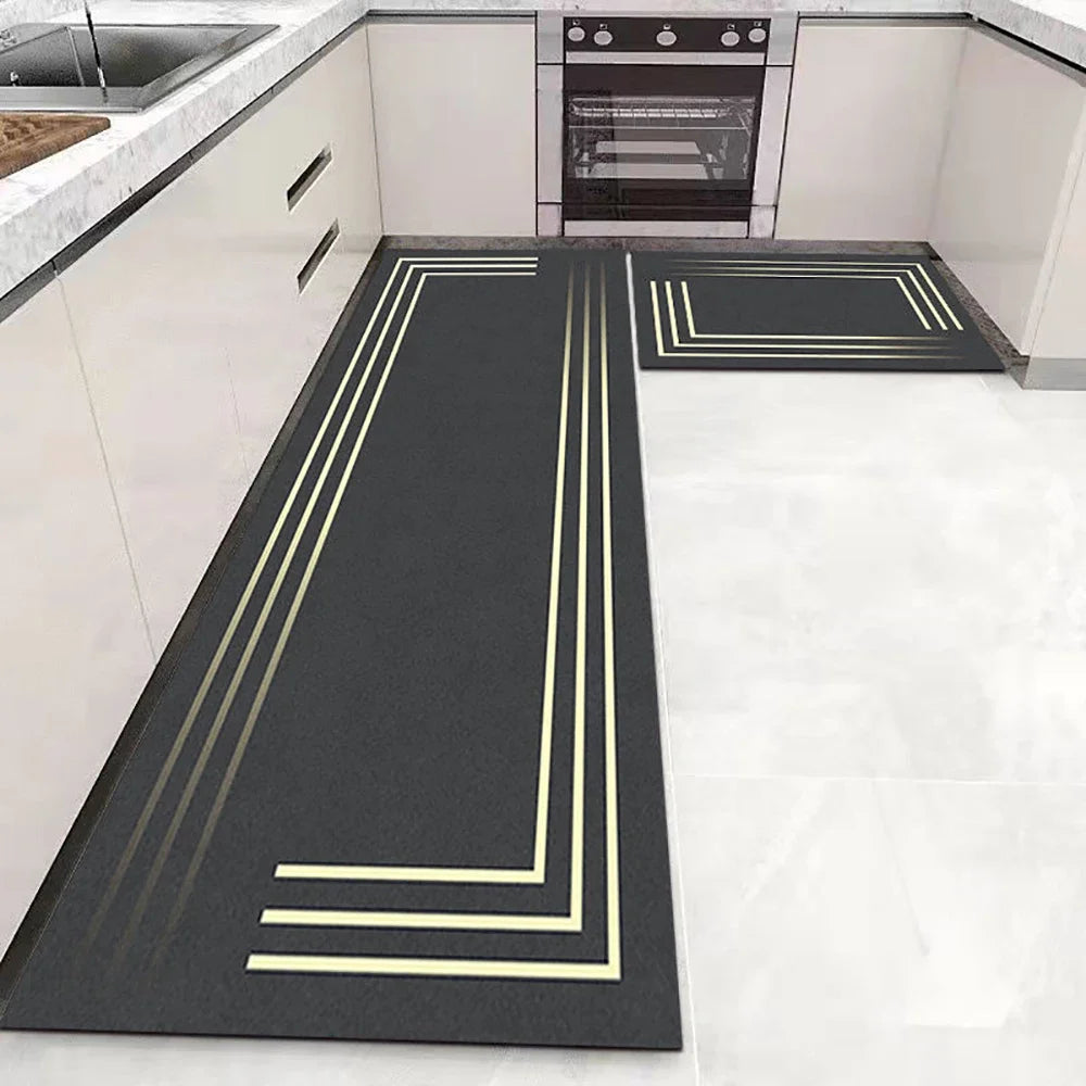Tapis de chevet long en acrylique Nesty - Uni et absorbant (vue 18)