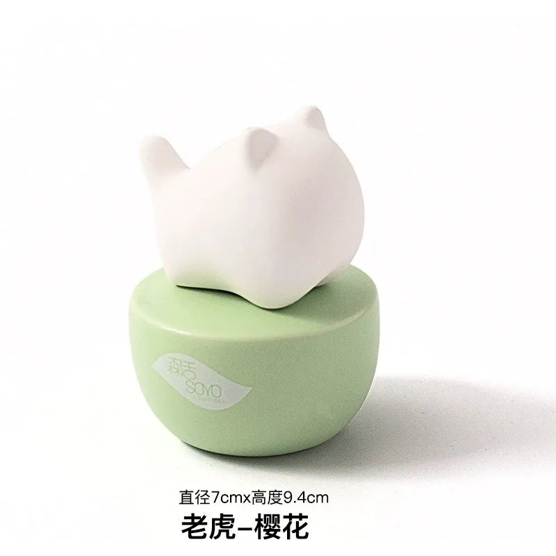 Diffuseur de parfum sans flamme en céramique, forme animale (vue 8) - Nesty