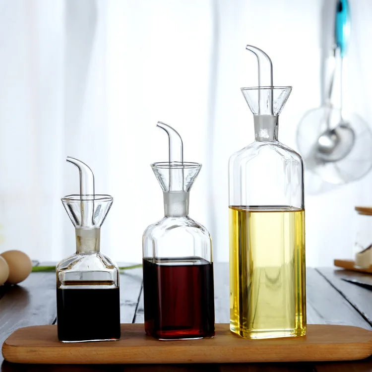 Pot à huile en verre borosilicate, anti-goutte (vue 5) - Nesty
