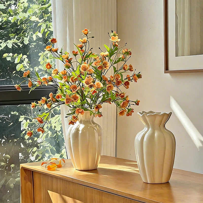 Vase en céramique crème, style français - Nesty (vue 4)