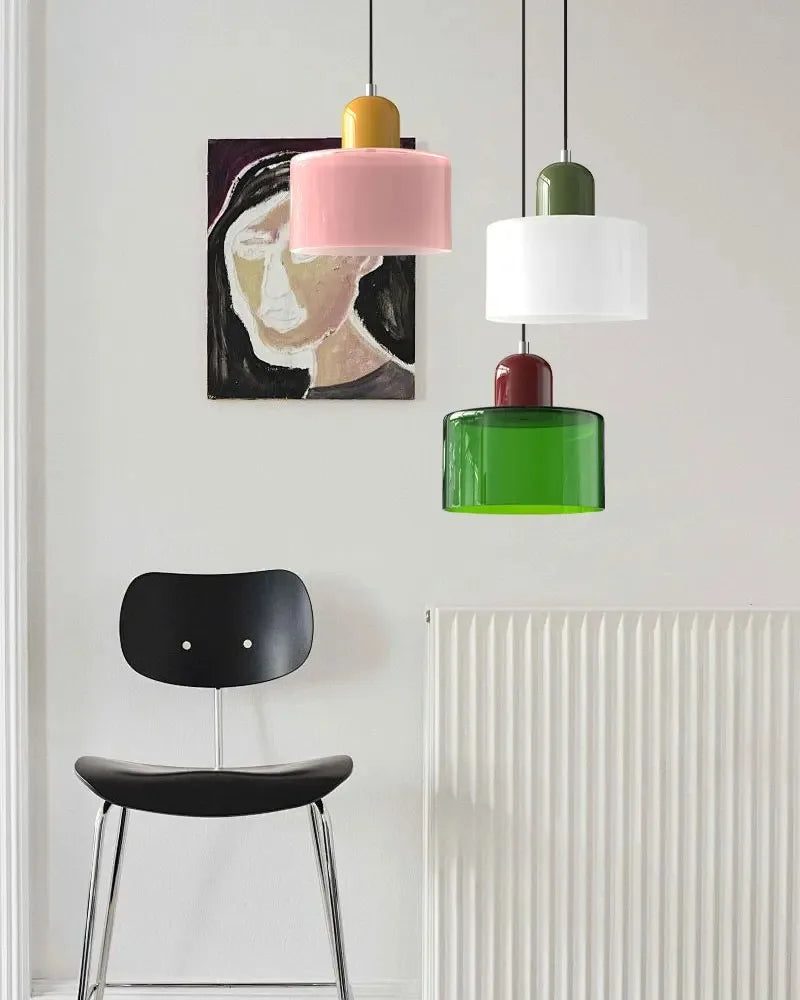 Suspension vitrail vintage Nesty - Luminaire pour chevet et salle à manger (vue 5)