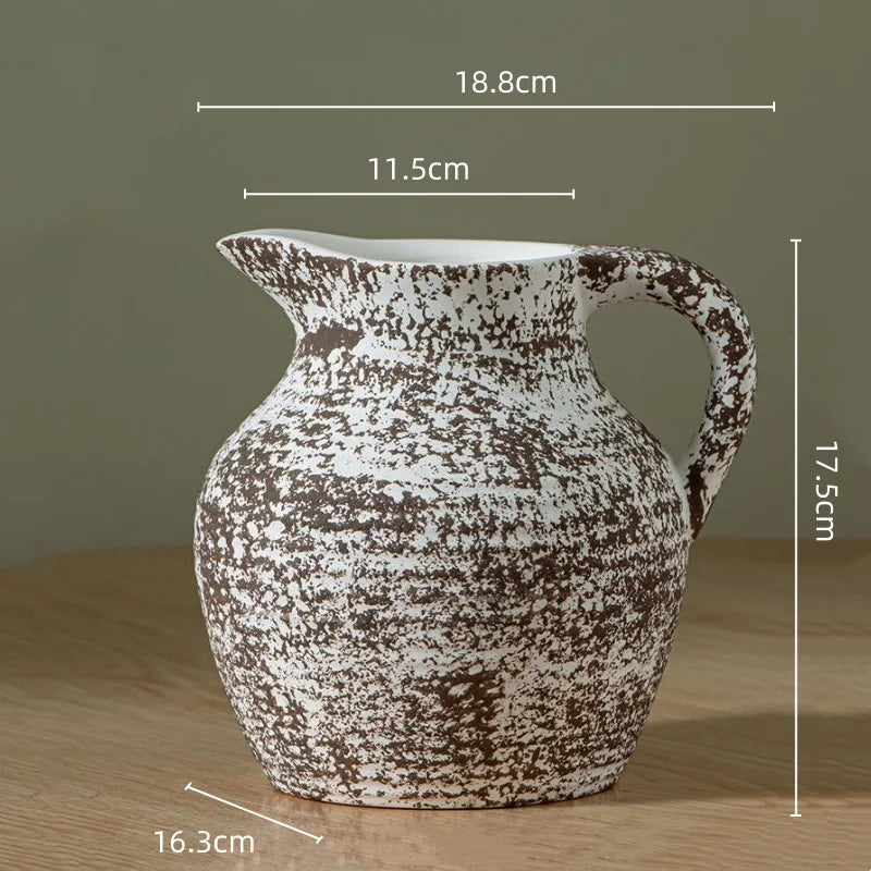 Vase en céramique motif tacheté, terrarium décoratif - Nesty (vue 13)