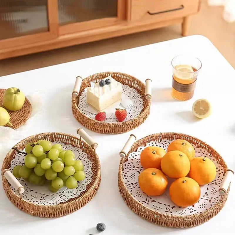 Corbeille à fruits et pain tressée à la main - Nesty (vue 6)