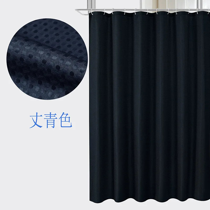 Rideau de douche gaufré — texture nid d'abeille imperméable - Nesty (vue 12)