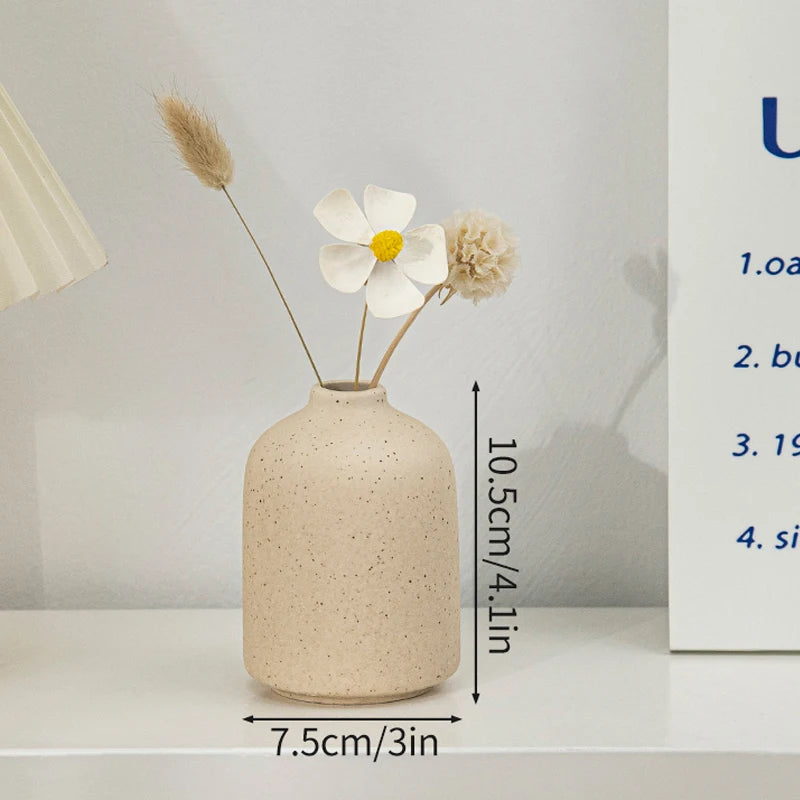 Vase en céramique blanc, style nordique épuré - Nesty (vue 30)