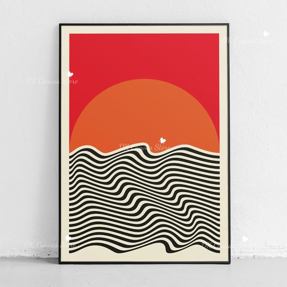 Toile imprimée Mont Fuji abstrait — art mural japandi - Nesty (vue 26)