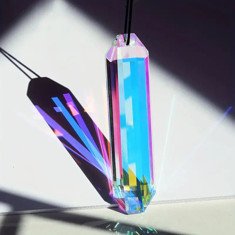 Duo de suncatchers prismes Nesty - Reflets colorés projetés au sol