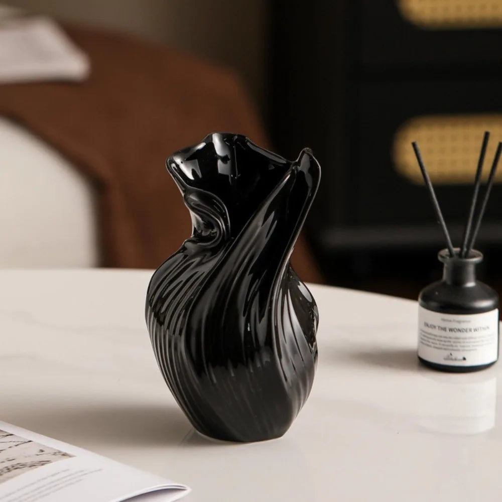 Vase en porcelaine à motif rotatif - Nesty (vue 5)