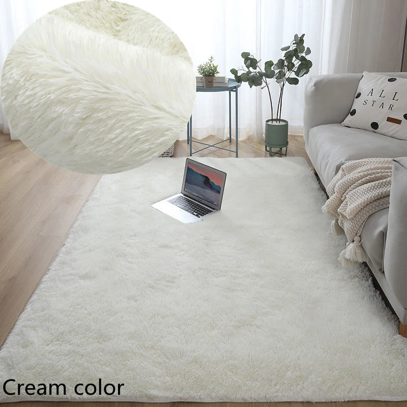 Tapis moelleux à motif géométrique Nesty - Style nordique (vue 10)