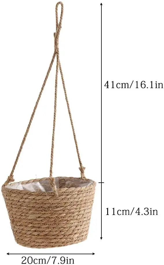 Suspension macramé en jute pour plantes - Nesty (vue 7)