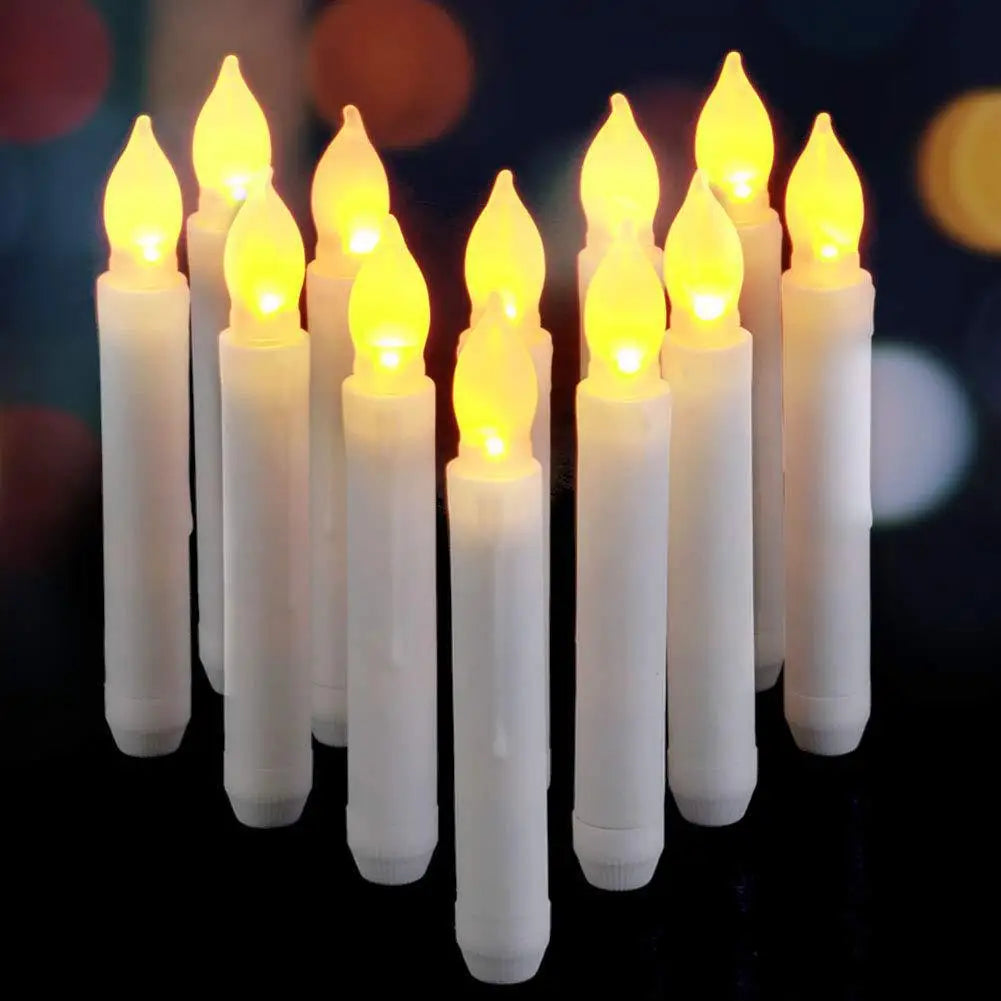 Bougies LED effilées sans flamme Nesty - Lumière chaude vacillante (vue 6)