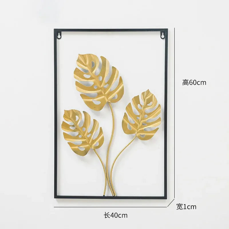 Pendentif mural en fer forgé Nesty - Motif végétal (vue 19)