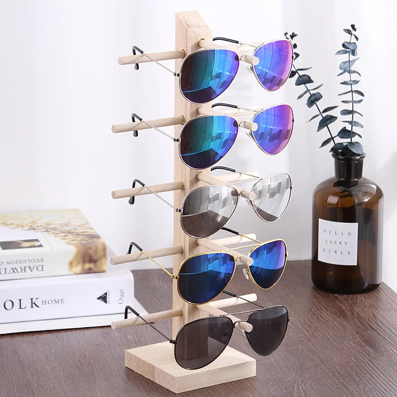 Présentoir à lunettes en bois — plusieurs niveaux (vue 9) - Nesty