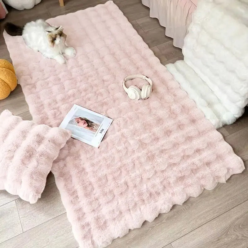 Tapis moelleux façon fourrure — coloris variés (vue 8) - Nesty