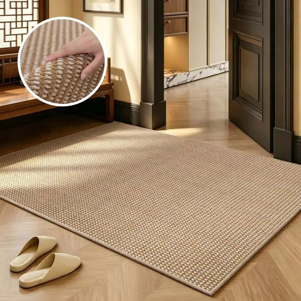 Tapis effet sisal tressé, antidérapant pour entrée et couloir (vue 9) - Nesty