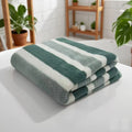 Serviette de bain rayée en polyester — épaisse et absorbante - Nesty (vue 7)