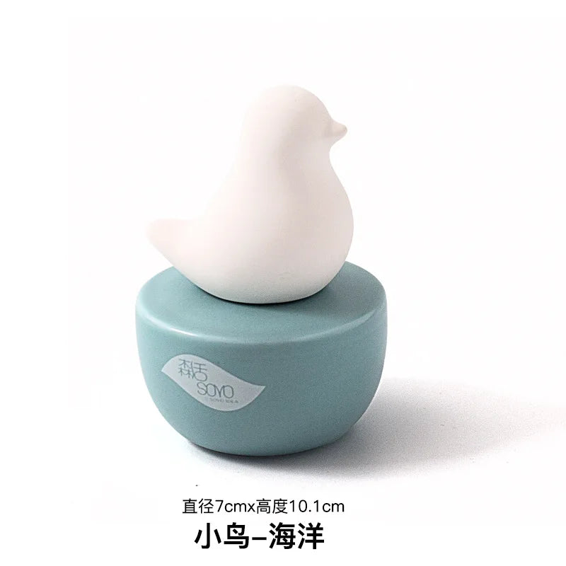 Diffuseur de parfum sans flamme en céramique, forme animale (vue 10) - Nesty