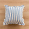 Housse de coussin en lin à rayures Nesty - Plusieurs formats disponibles (vue 11)