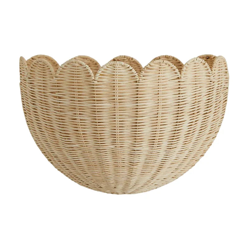 Panier mural en bambou tressé pour clés et petits objets (vue 5) - Nesty