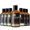 Huile essentielle avec compte-gouttes Nesty - Gamme de 7 flacons MAYJAM dont santal, jasmin et lavande