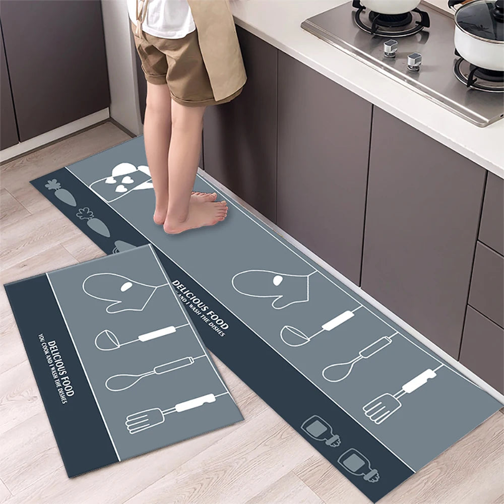 Tapis de chevet long en acrylique — uni et absorbant - Nesty (vue 15)