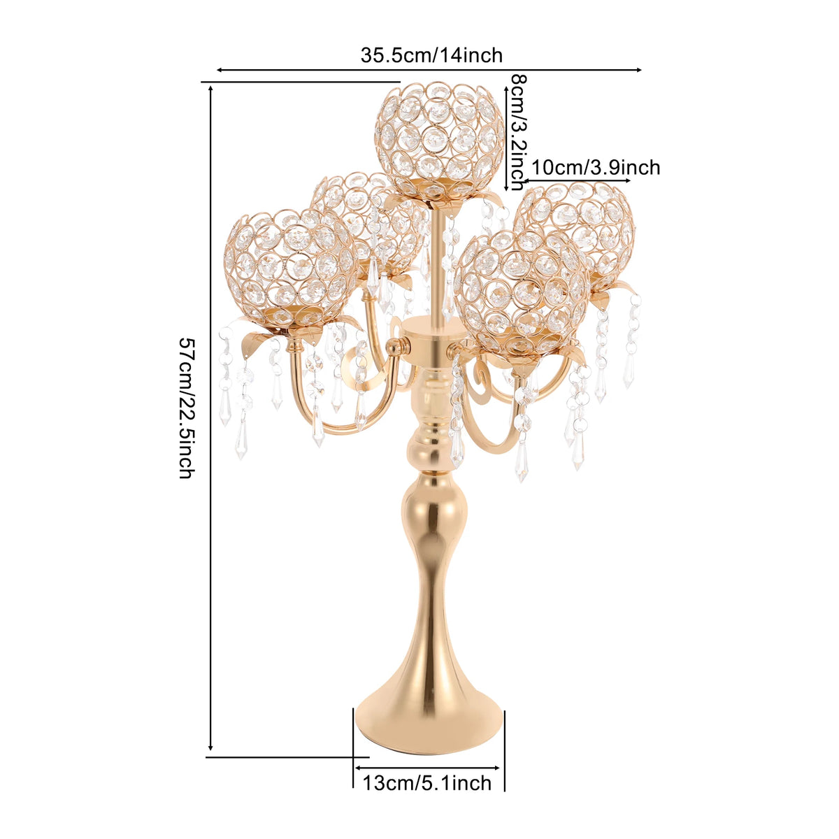 Bougeoir en verre, silhouette moderne pour table (vue 9) - Nesty