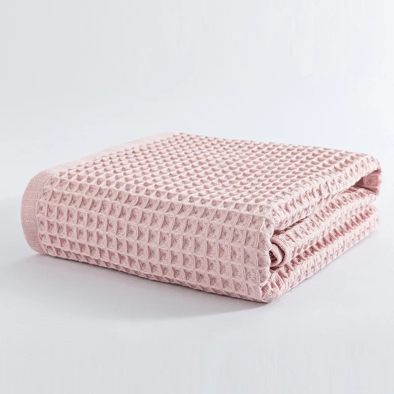 Serviette en coton gaufré nid d'abeille - Nesty (vue 9)