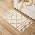 Tapis noué main à franges — motif ethnique (vue 10) - Nesty
